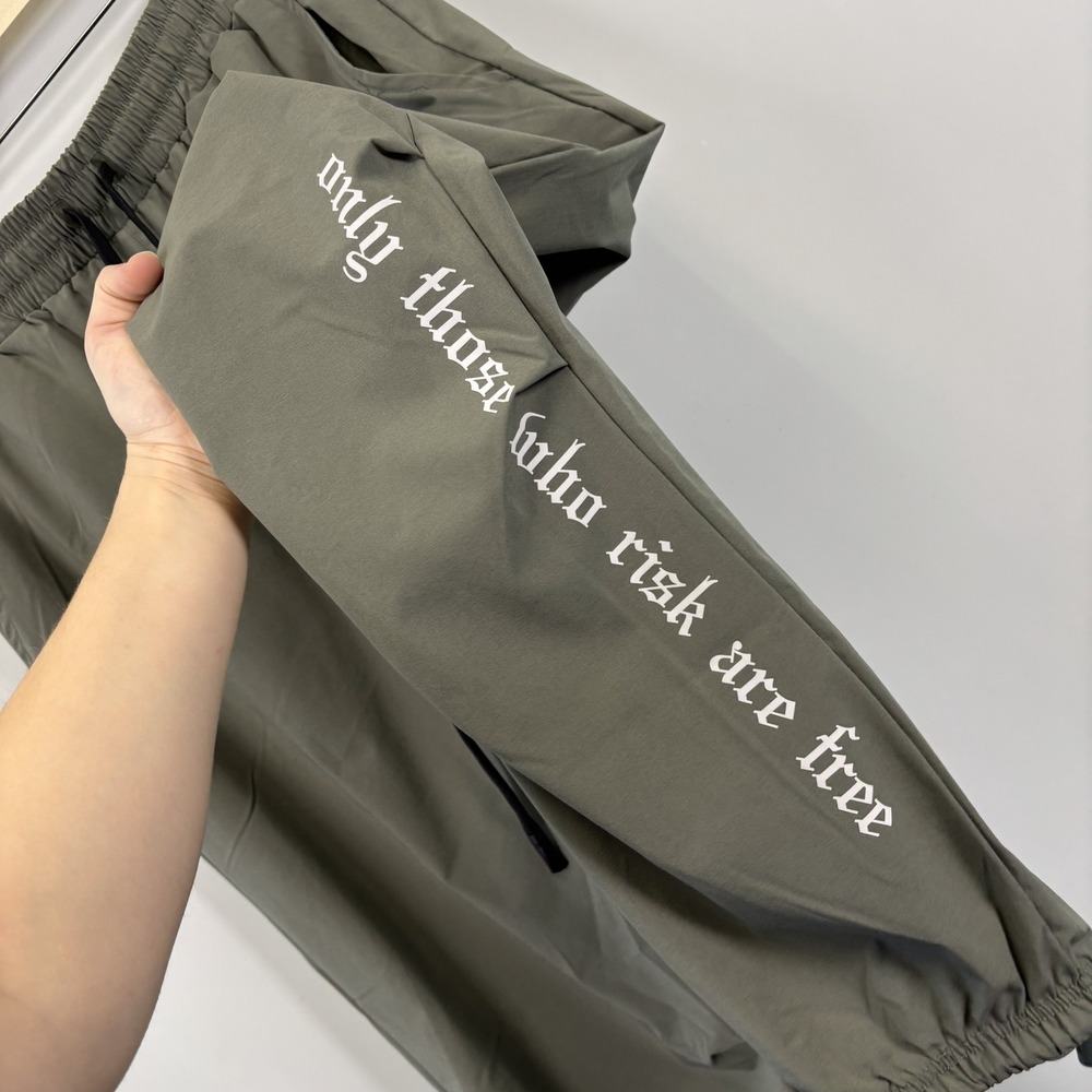 ASRV Mens Olive Green Jogger Pants Athleisure Workout Track Pants Size L - Picture 3 of 11